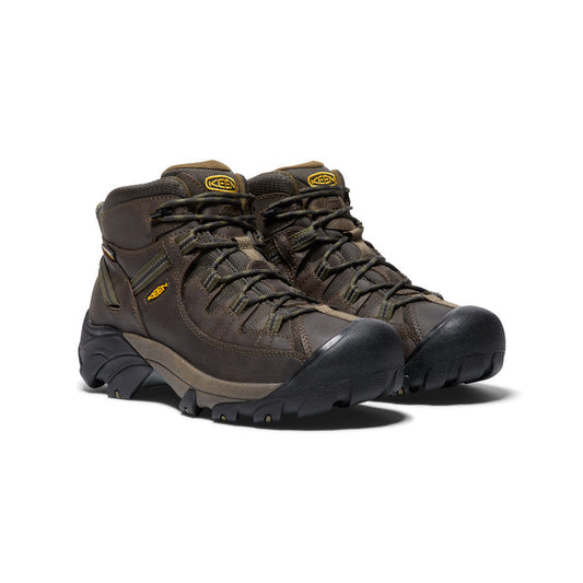 Men's Targhee II Mid Waterproof Hiking Boots Canteen/Dark Olive