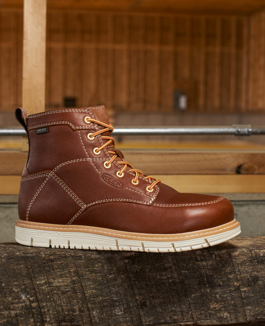 Men's San Jose 6" Waterproof Boot (Soft Toe) Cascade Brown