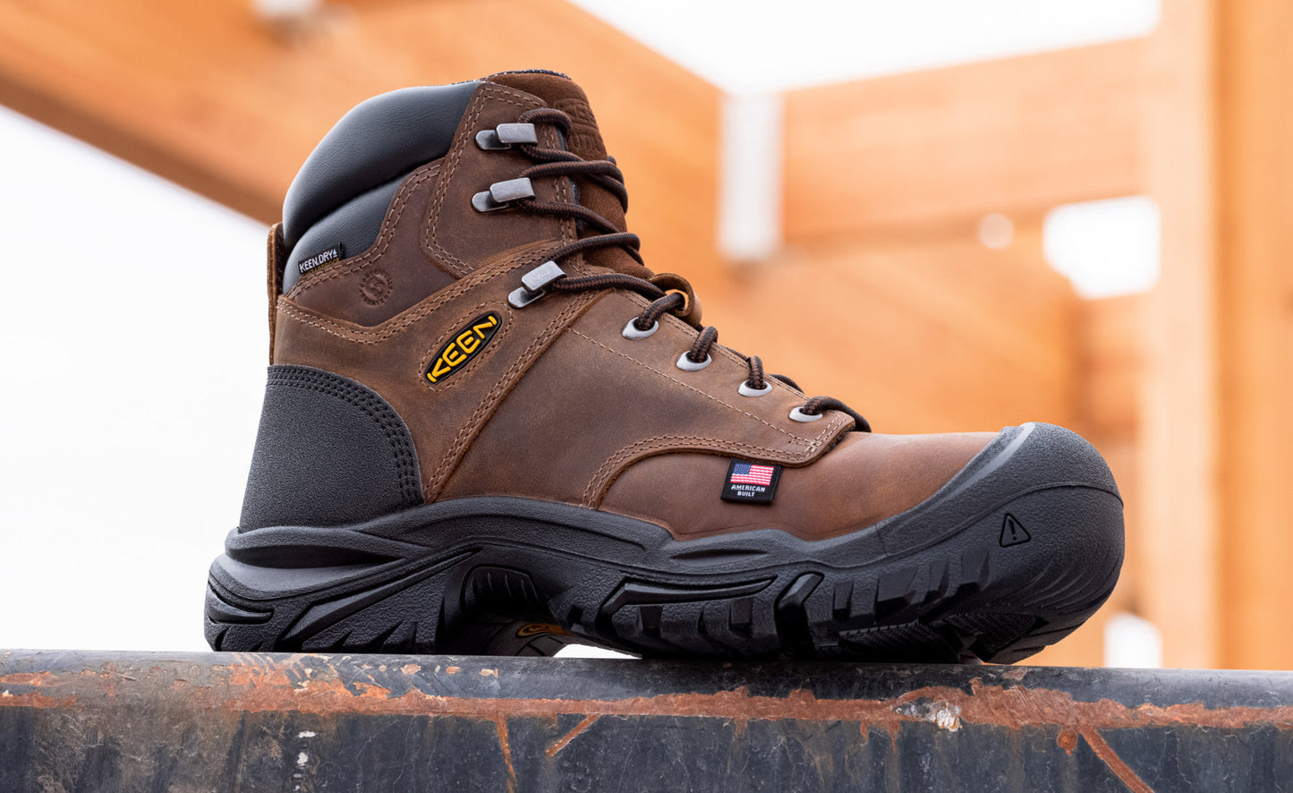 Men's Mt Vernon II 6" Waterproof Boot (Steel Toe) Dark Earth/Black