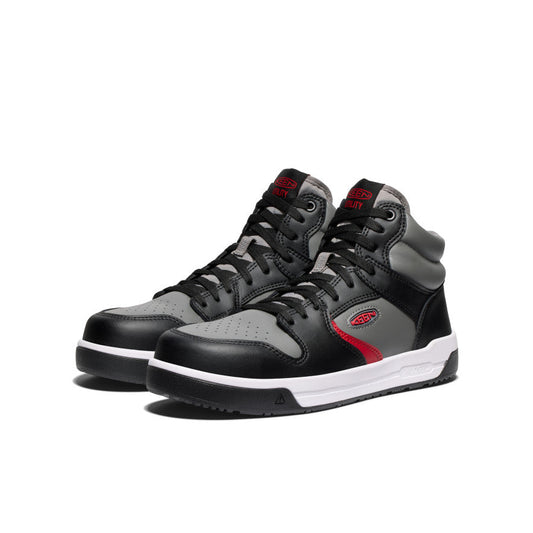 Men's Overton Mid Work Shoe (Carbon Toe) Steel Grey/Black