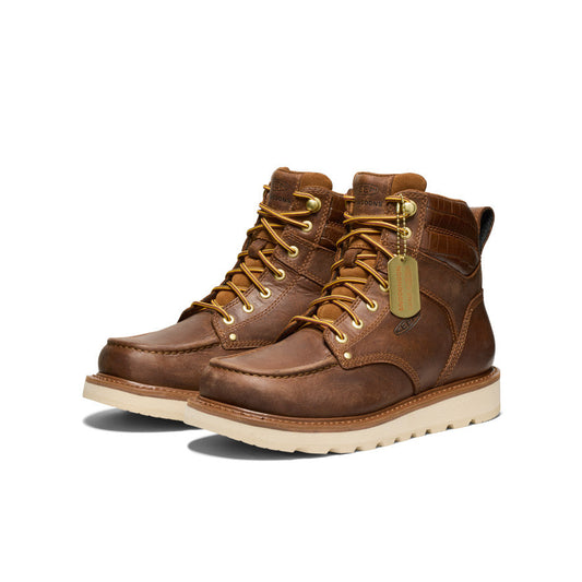 Men's Cincinnati 6" Boot (Soft Toe) x Noon Goons Leather Brown/Off White