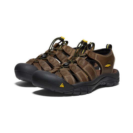 Men's Newport Leather Sandal Wide Bison
