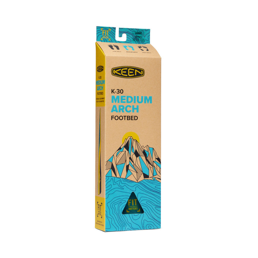 Men's Outdoor K-30 Medium Arch Insole Blue