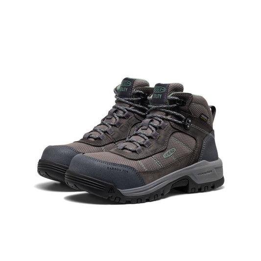 Women's Skokie Waterproof Work Boot (Carbon Toe) Magnet/Black