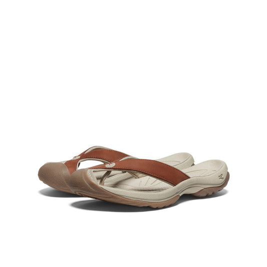 Women's Waimea Leather Flip-Flop Sorrel Horse/Plaza Taupe