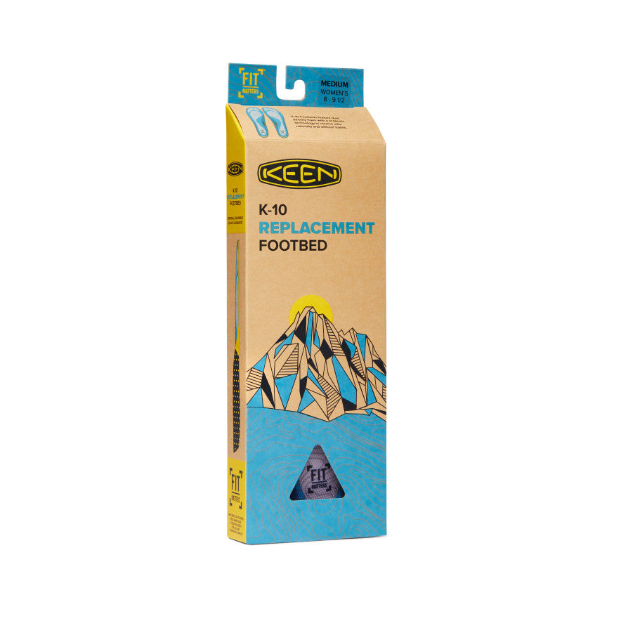 Women's Outdoor K-10 Replacement Insole Ocean Blue