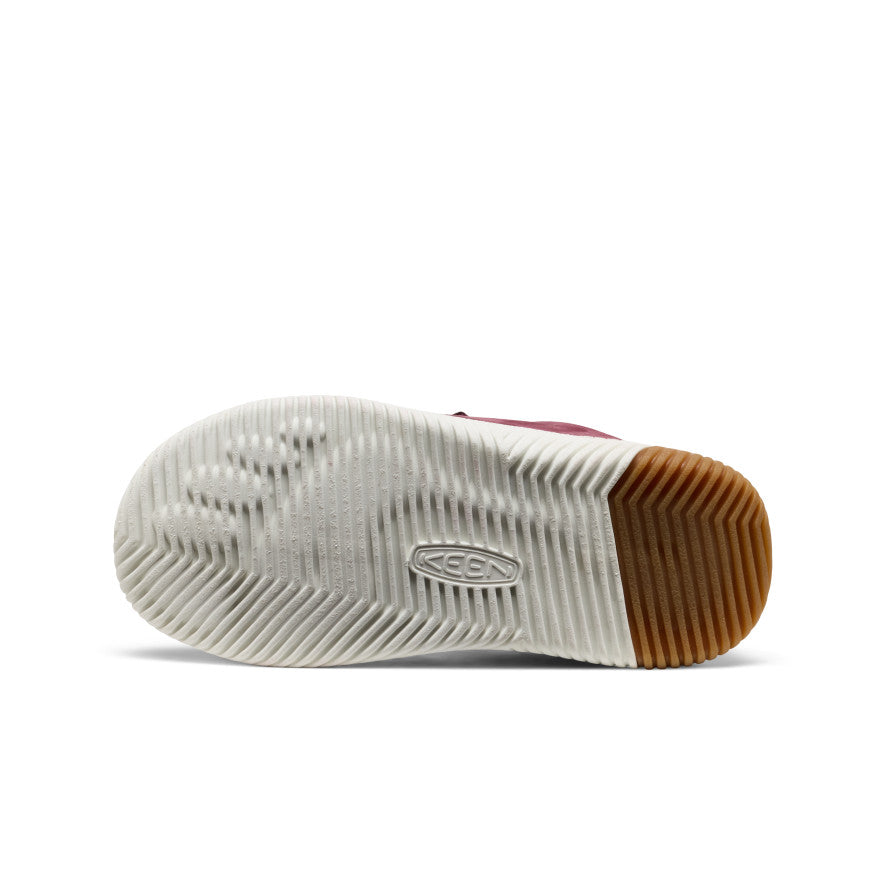 Big Kids' KNX Leather Sneaker Fig/Star White