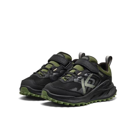 Little Kids' Zionic Waterproof Shoe Black/Bronze Green