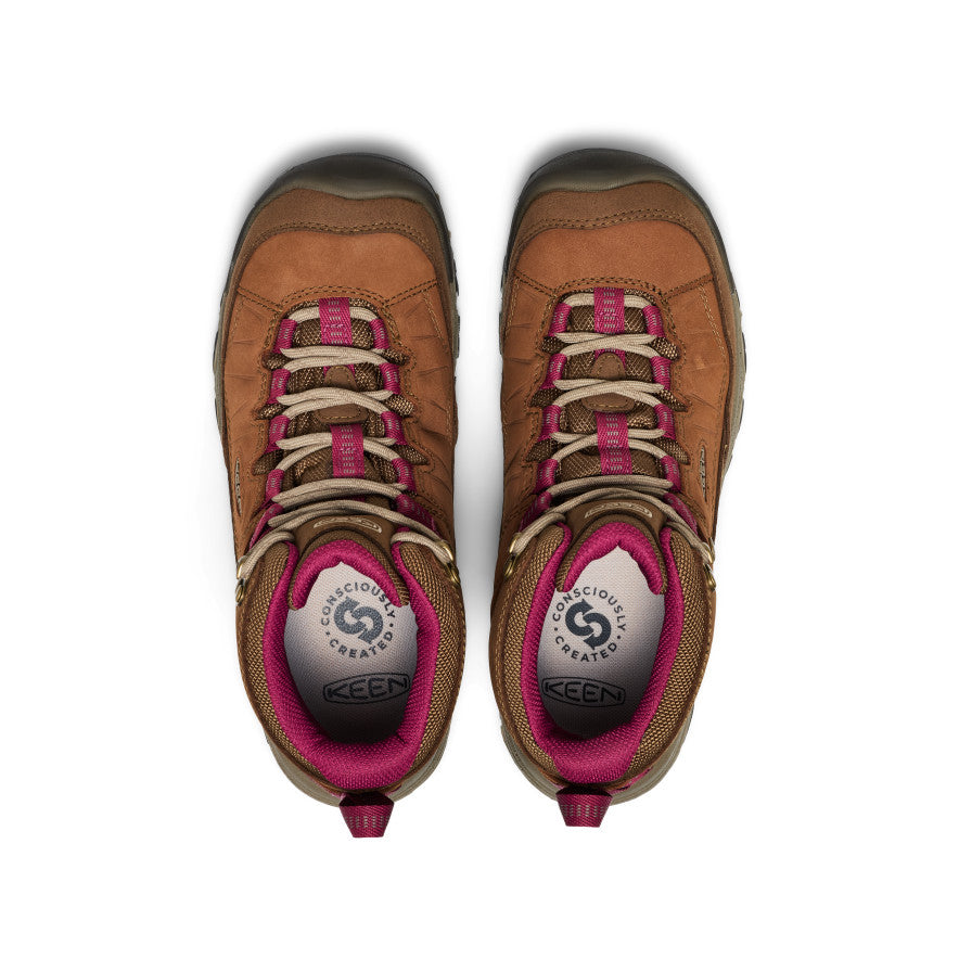 Women's Targhee IV Waterproof Hiking Boot Bison/Beaujolais