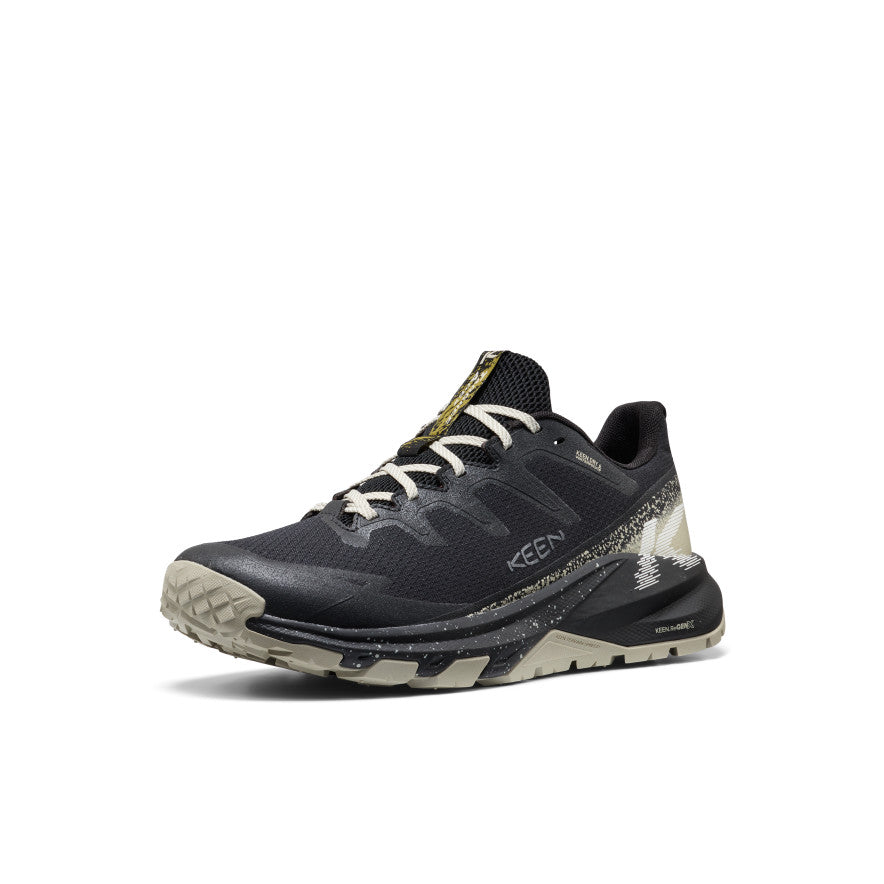 Men's Targhee Apex Wide Waterproof Hiking Shoe Black/Abbey Stone