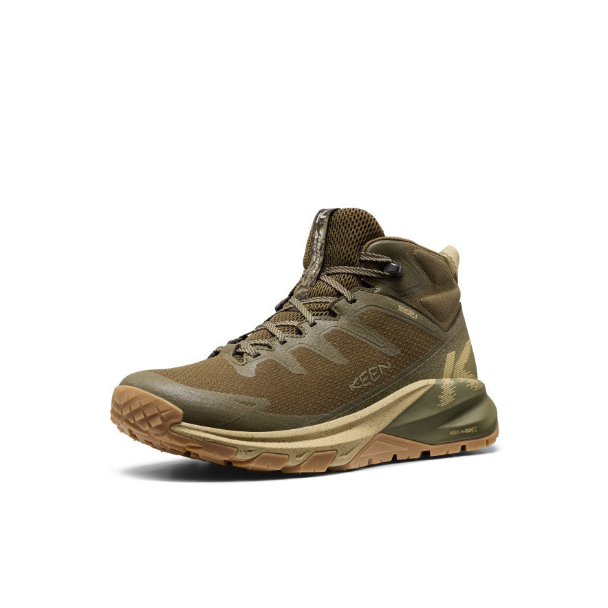 Men's Targhee Apex Wide Waterproof Hiking Boot Dark Olive/Khaki