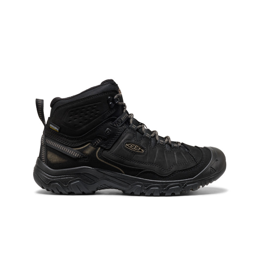 Men's Targhee IV Wide Waterproof Hiking Boot Triple Black