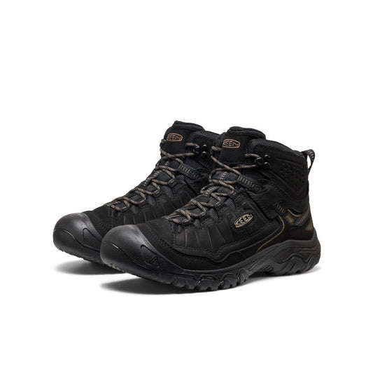Men's Targhee IV Wide Waterproof Hiking Boot Triple Black