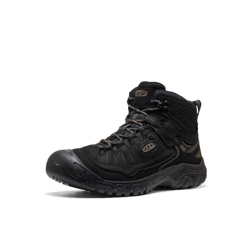 Men's Targhee IV Wide Waterproof Hiking Boot Triple Black