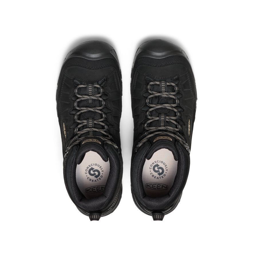 Men's Targhee IV Wide Waterproof Hiking Boot Triple Black