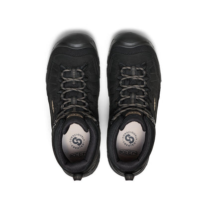 Men's Targhee IV Wide Waterproof Hiking Boot Triple Black
