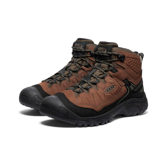 Men's Targhee IV Wide Waterproof Hiking Boot Bison/Black