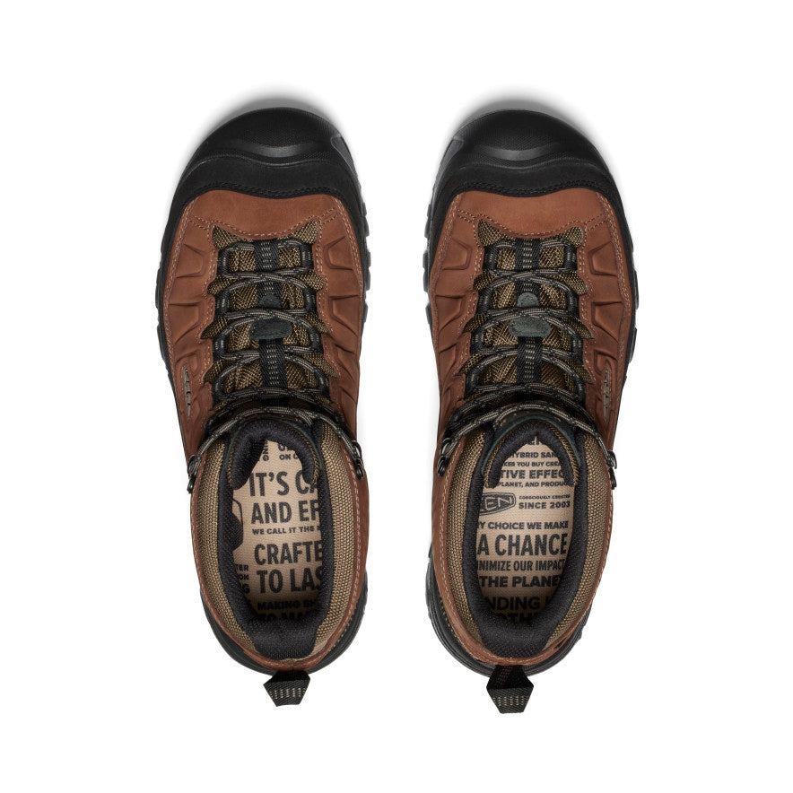 Men's Targhee IV Wide Waterproof Hiking Boot Bison/Black
