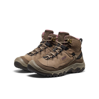 Women's Targhee IV Waterproof Hiking Boot Brindle/Nostalgia Rose