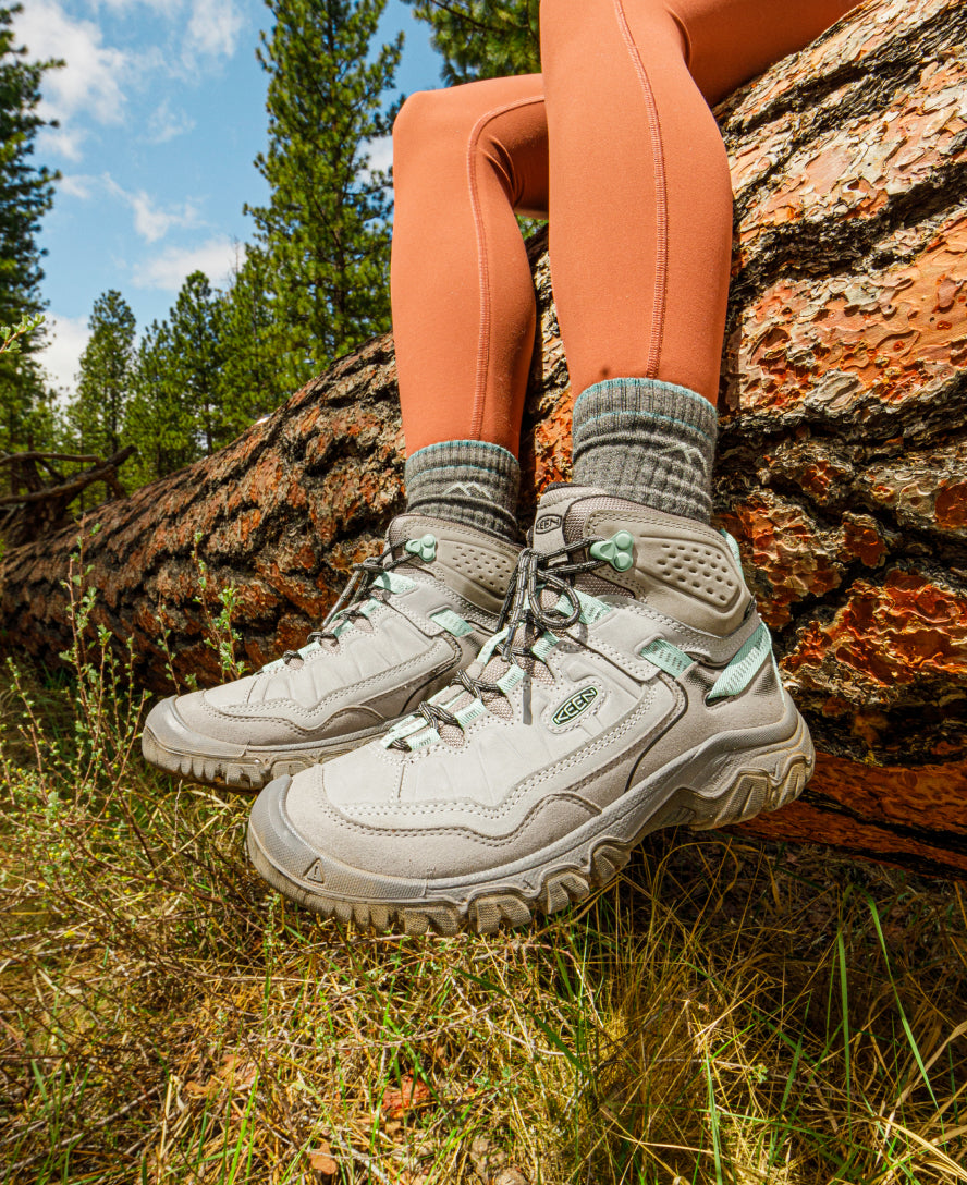 Women's Targhee IV Waterproof Hiking Boot Alloy/Granite Green