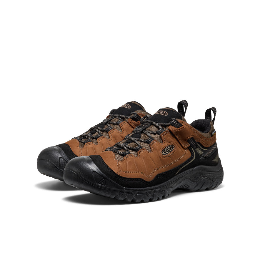 Men's Targhee IV Wide Waterproof Hiking Shoe Bison/Black