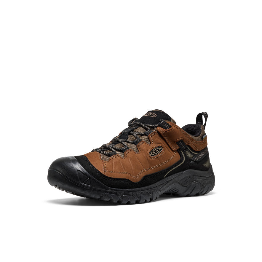 Men's Targhee IV Wide Waterproof Hiking Shoe Bison/Black