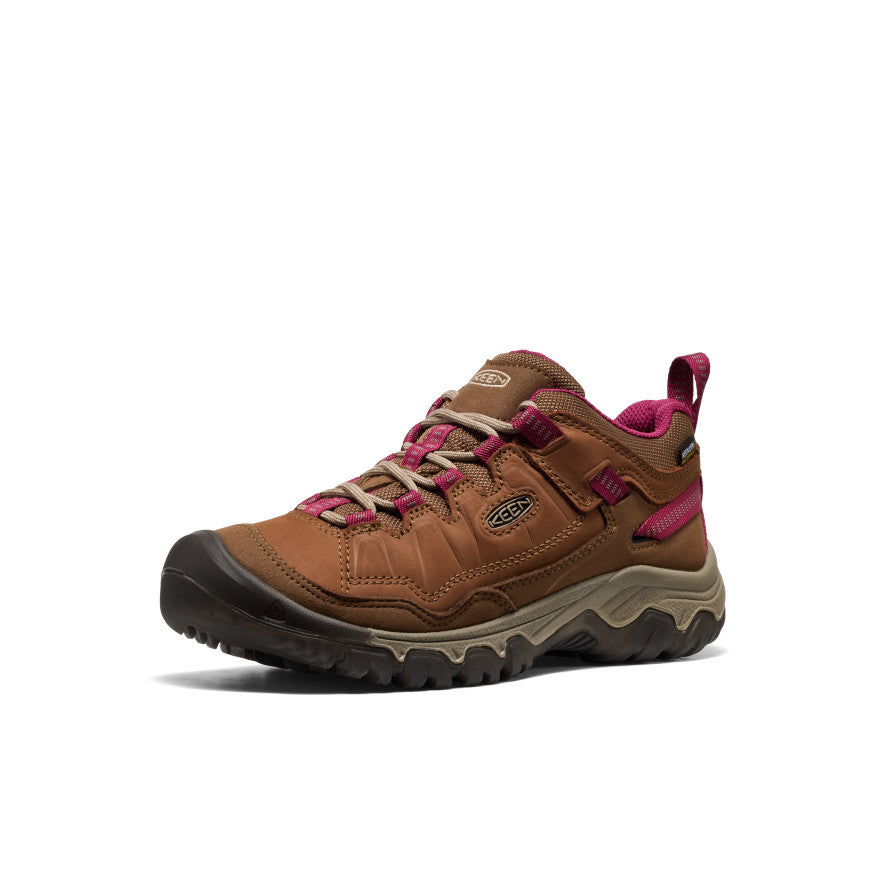 Women's Targhee IV Waterproof Hiking Shoe Bison/Beaujolais