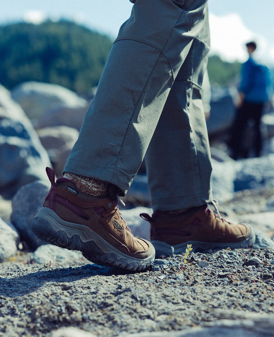 Women's Targhee IV Waterproof Hiking Shoe Bison/Beaujolais