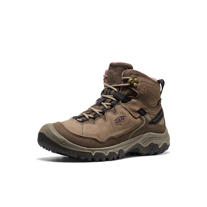 Women's Targhee IV Wide Waterproof Hiking Boot Brindle/Nostalgia Rose