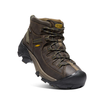 Men's Targhee II Mid Waterproof Hiking Boots Canteen/Dark Olive
