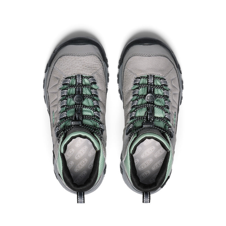 Big Kids' Targhee IV Waterproof Hiking Boot Alloy/Granite Green