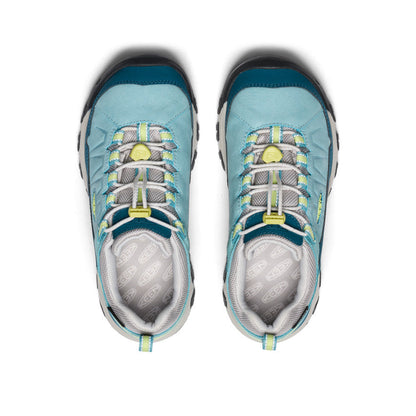 Big Kids' Targhee IV Waterproof Hiking Shoe Reef Waters/Daiquiri Green