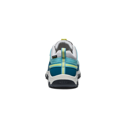 Big Kids' Targhee IV Waterproof Hiking Shoe Reef Waters/Daiquiri Green