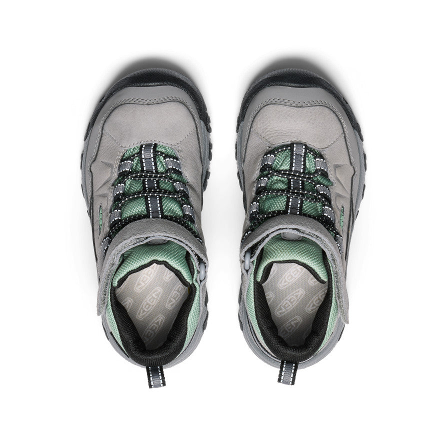 Little Kids' Targhee IV Waterproof Hiking Boot Alloy/Granite Green