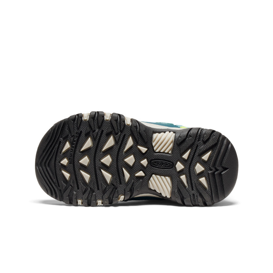 Little Kids' Targhee IV Waterproof Hiking Shoe Reef Waters/Daiquiri Green