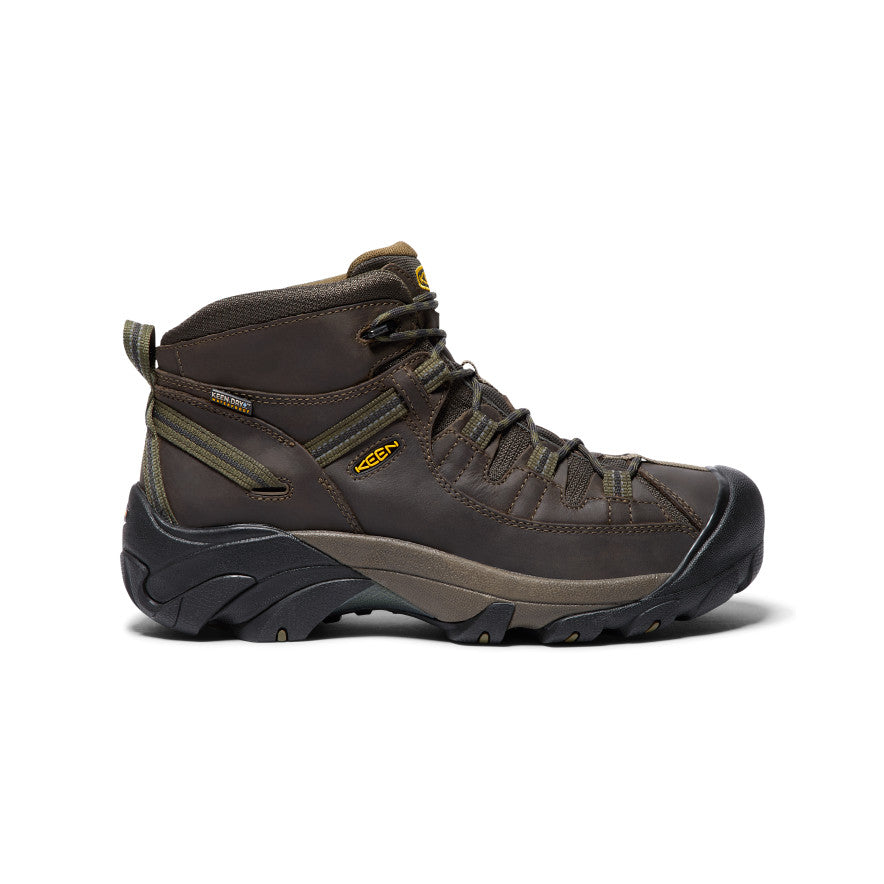 Men's Targhee II Waterproof Mid Wide Canteen/Dark Olive