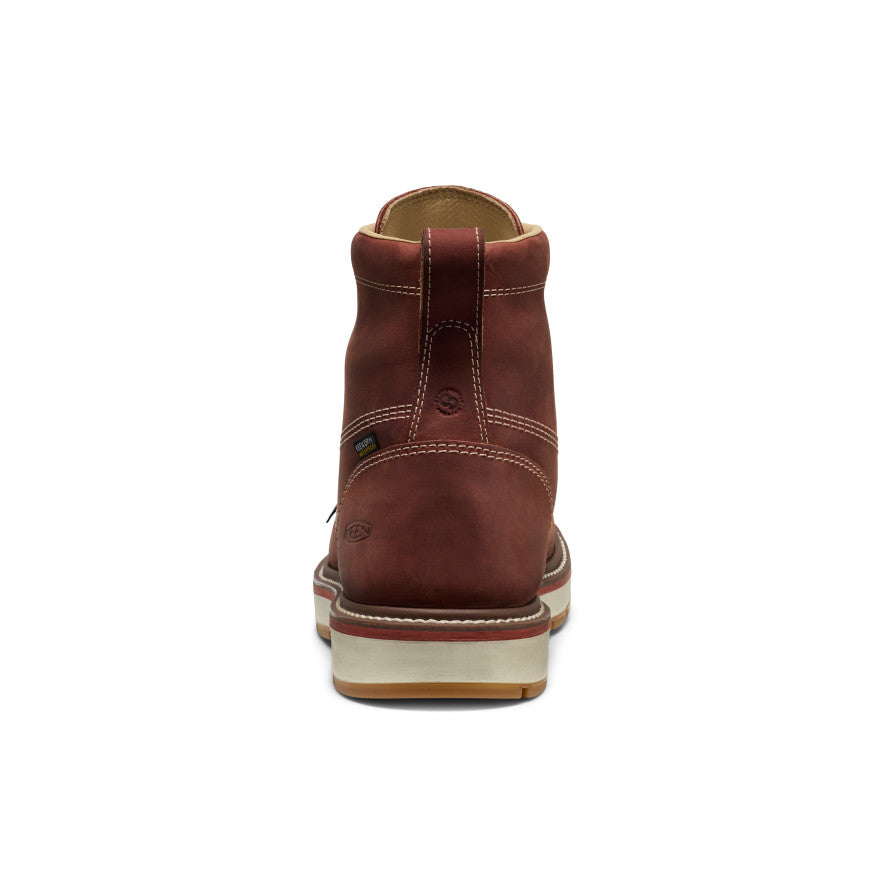 Men's Liberty 6" Waterproof 90° Heel Boot (Soft Toe) Bombay Brown/Gum