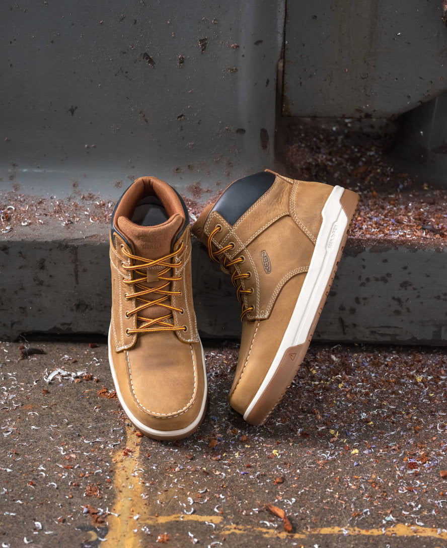 Men's Gibson Waterproof Work Boot (Carbon Toe) Belgian/Gum