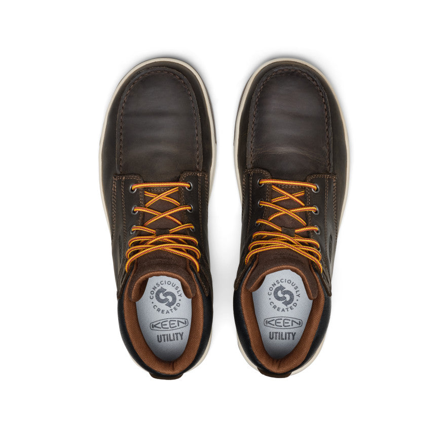 Men's Gibson Waterproof Work Boot (Carbon Toe) Cascade Brown/Gum