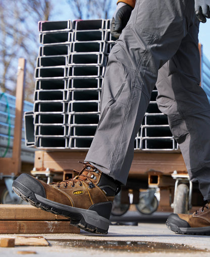 Men's CSA Evanston 6" Waterproof Boot (Carbon Toe) Bison/Black