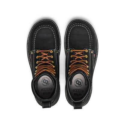 Men's Liberty 6" Waterproof Boot (Carbon Toe) Black/Gum