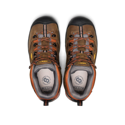 Men's Pittsburgh Energy 6" Waterproof Boot (Soft Toe) Cascade Brown/Black