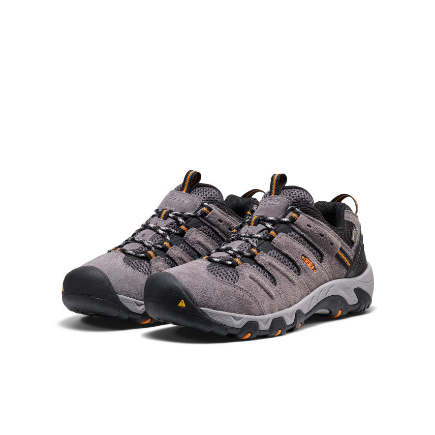 Men's Headout Waterproof Hiking Shoe Steel Grey/Orange Pepper