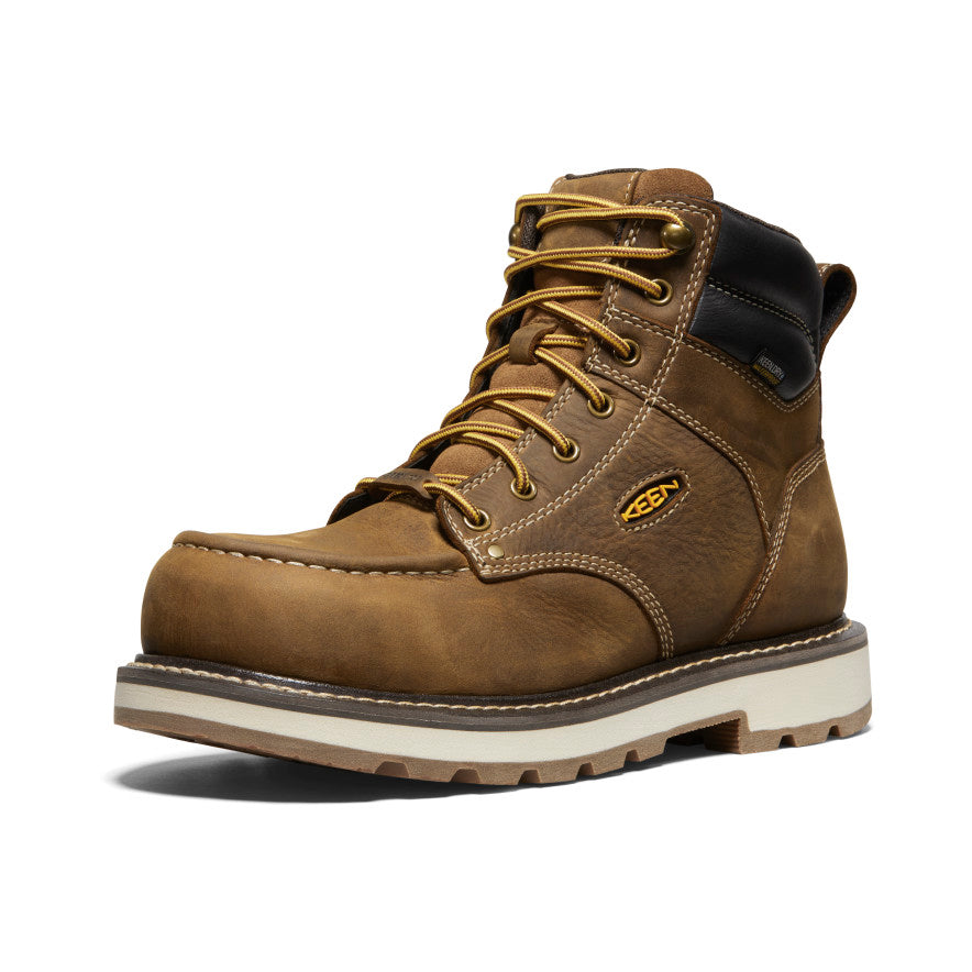 Men's Cincinnati 6" Waterproof 90° Heel Boot (Carbon Toe) Belgian/Sandshell