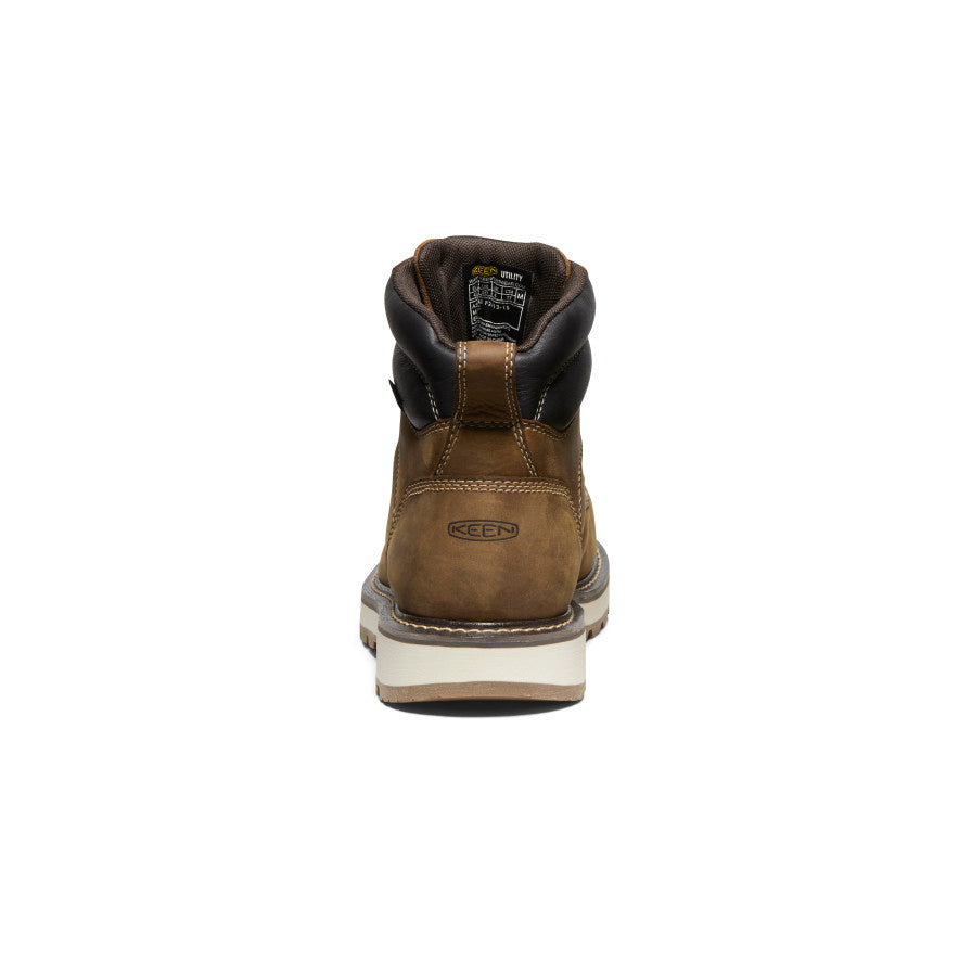 Men's Cincinnati 6" Waterproof 90° Heel Boot (Carbon Toe) Belgian/Sandshell