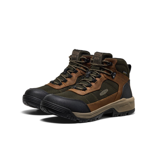 Men's Skokie Waterproof Work Boot (Soft Toe) Forest Night/Black