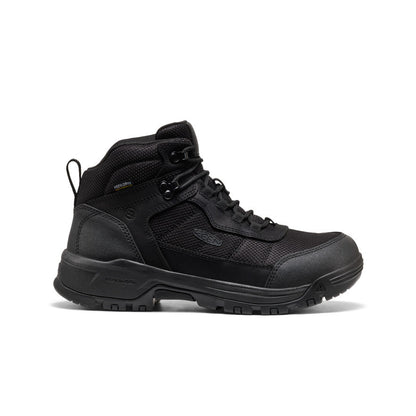 Men's Skokie Waterproof Work Boot (Soft Toe) Black/Black