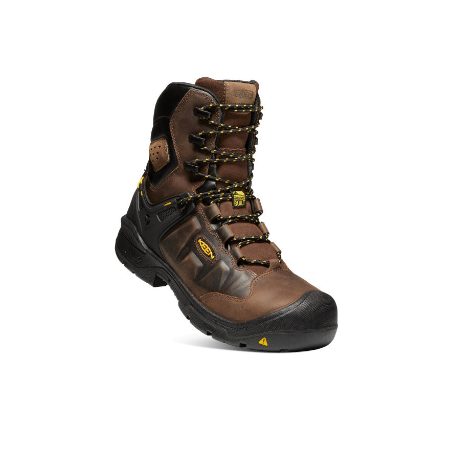 Men's Dover 8" Insulated Waterproof Boot (Carbon Toe) Dark Earth/Black