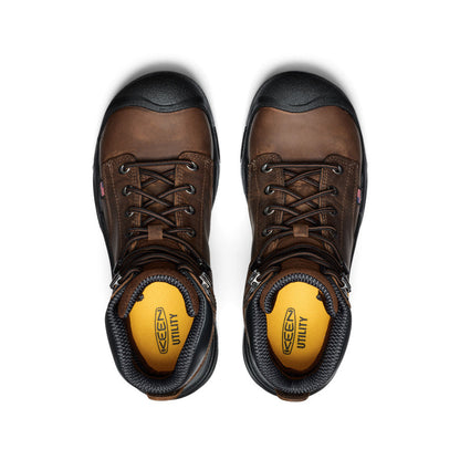 Men's Mt Vernon II 6" Waterproof Boot (Steel Toe) Dark Earth/Black
