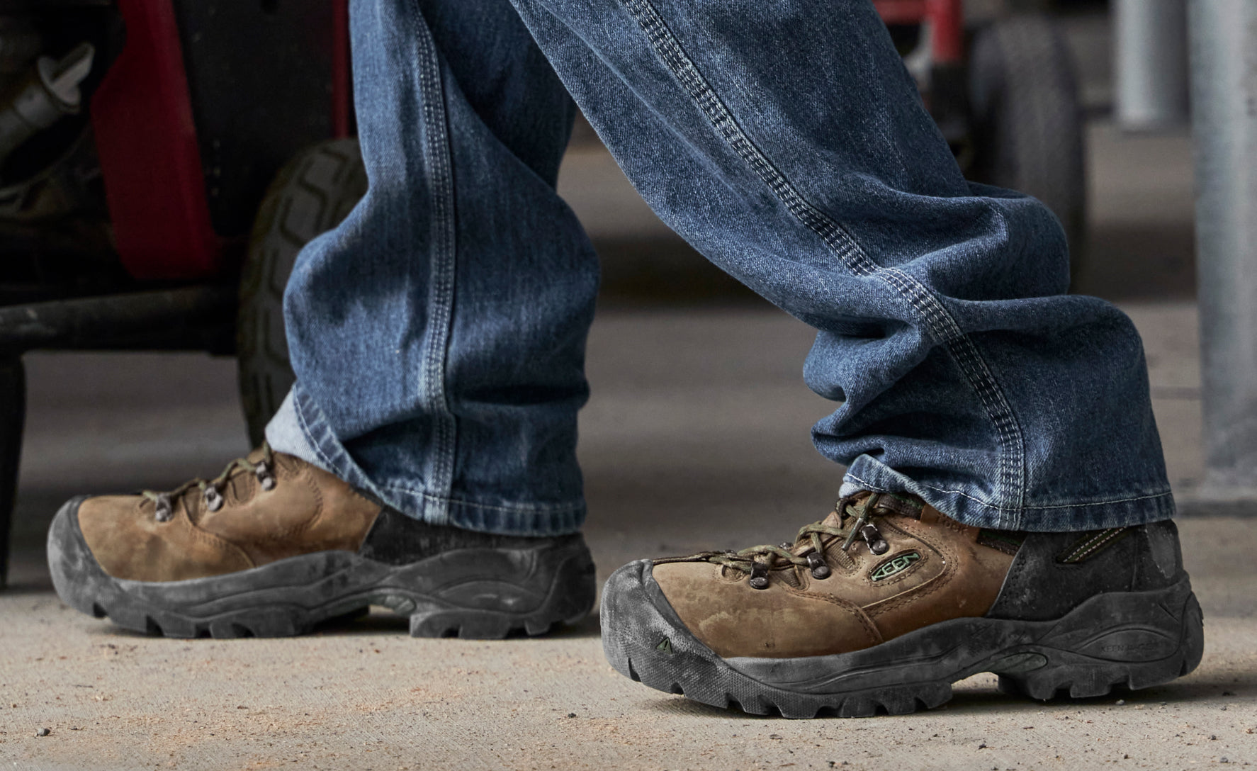 Men's Pittsburgh Energy 6" Waterproof Boot (Soft Toe) Cascade Brown/Greener Pastures